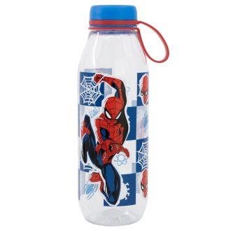   Pókember Grid Ecozen műanyag kulacs csavaros kupakkal 650 ml