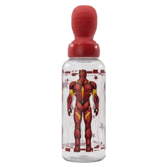 Bosszúállók Invincible Force Iron Man 3D Figurine műanyag kulacs 560 ml