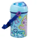 Disney Lilo és Stitch, A csillagkutya Dance műanyag szívószálas kulacs akasztóval 450 ml Disney Lilo és Stitch, A csillagkutya Dance műanyag szívószálas kulacs akasztóval 450 ml