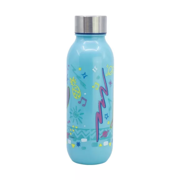 Disney Lilo és Stitch, A csillagkutya Love műanyag kulacs csavaros kupakkal 640 ml