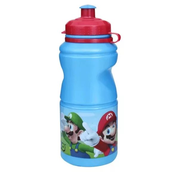 Super Mario Mushroom Kingdom Hold műanyag sportkulacs 380 ml Super Mario Mushroom Kingdom Hold műanyag sportkulacs 380 ml
