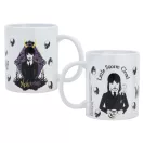 Wednesday Nevermore porcelán bögre 325 ml (11 oz) Díszdobozban