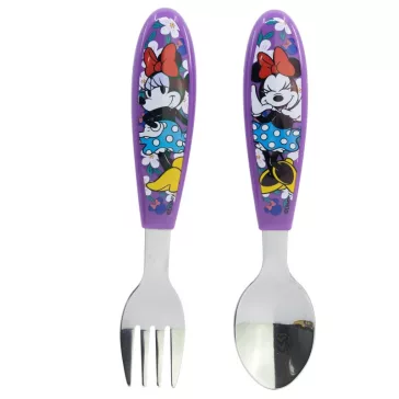   Disney Minnie Sunshine fém ergo evőeszköz készlet - 2 darabos
