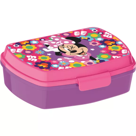 Disney Minnie Bold Florals funny műanyag szendvicsdoboz Disney Minnie Bold Florals funny műanyag szendvicsdoboz