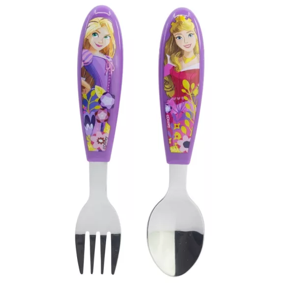 Disney Hercegnők Courageous Heart fém ergo evőeszköz készlet - 2 darabos