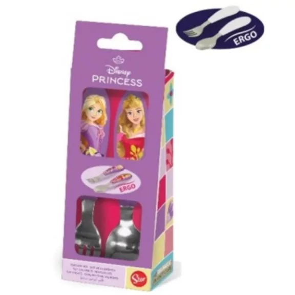 Disney Hercegnők Courageous Heart fém ergo evőeszköz készlet - 2 darabos