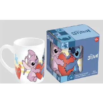   Disney Lilo és Stitch, A csillagkutya Heart porcelán bögre 235 ml (8 oz) Díszdobozban