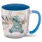 Disney Lilo és Stitch, A csillagkutya Ohana Elite porcelán bögre 380 ml (13 oz) Díszdobozban