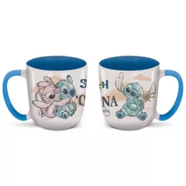   Disney Lilo és Stitch, A csillagkutya Ohana Elite porcelán bögre 380 ml (13 oz) Díszdobozban