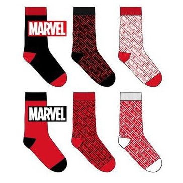Marvel Red férfi zokni 39-46