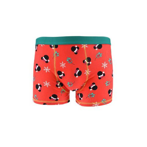 Disney Mickey Karácsonyi férfi boxeralsó S