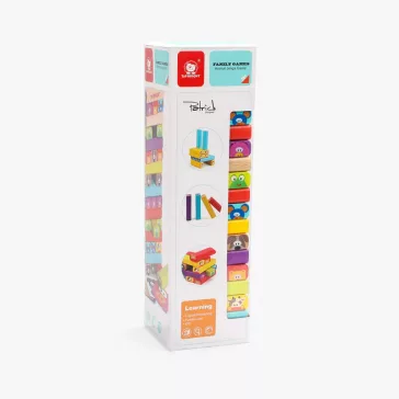 Montessori állatos jenga torony TOPBRIGHT