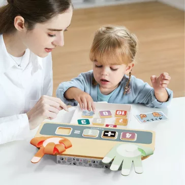   Tanulj meg számolni az ujjaiddal! Montessori oktató játék TOPBRIGHT