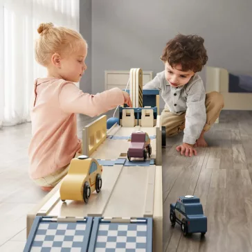   Montessori fa autó szállító transporter jármű TOPBRIGHT