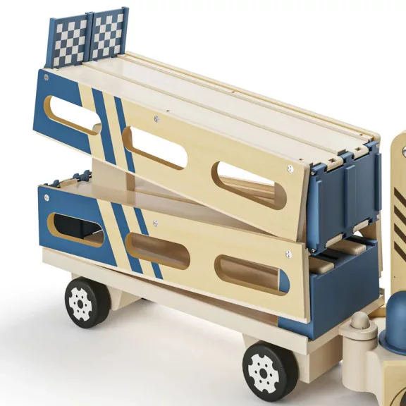 Montessori fa autó szállító transporter jármű TOPBRIGHT