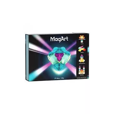 MagArt mágneses építőkészlet 110 db-os TOPBRIGHT