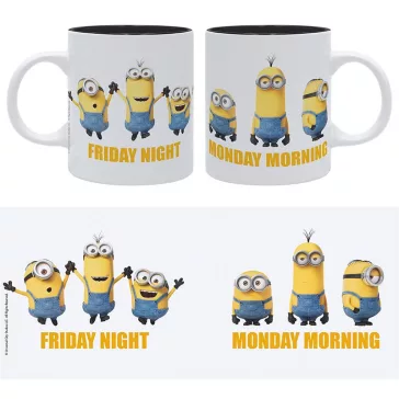 MINIONS bögre 320ml Friday vs Monday