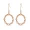 Victoria Rose gold színű karika fülbevaló