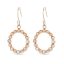 Victoria Rose gold színű karika fülbevaló