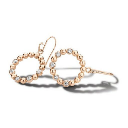 Victoria Rose gold színű karika fülbevaló