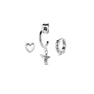 Victoria Ezüst színű méh fülbevaló szett