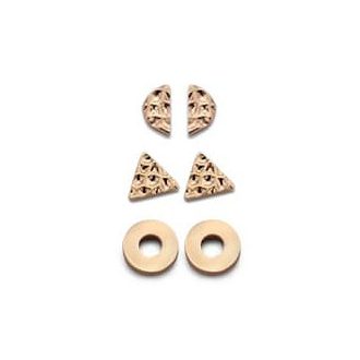 Victoria Rose gold színű fülbevaló szett