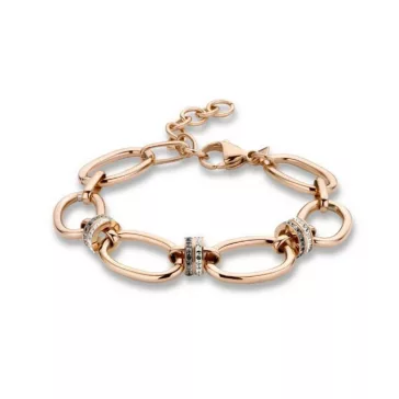 Victoria Rose gold színű köves karkötő