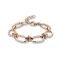 Victoria Rose gold színű köves karkötő