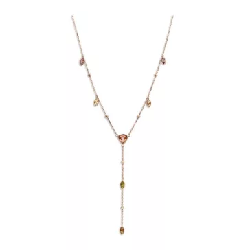 Victoria Rose gold színű színes köves nyaklánc