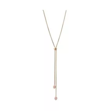 Victoria Rose gold színű rózsaszín köves nyaklánc