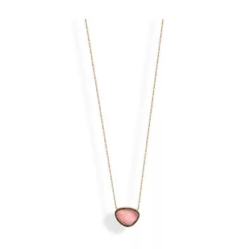Victoria Rose gold színű rózsaszín köves nyaklánc