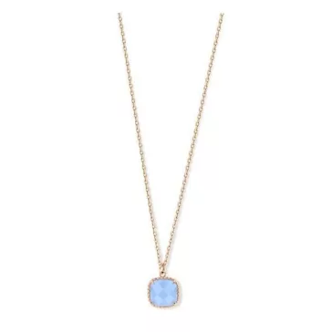 Victoria Rose gold színű kék köves nyaklánc