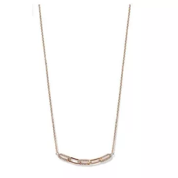 Victoria Rose gold színű fehér köves nyaklánc