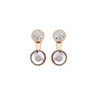 Victoria Rose gold színű színes köves fülbevaló