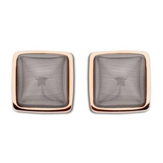 Victoria Rose gold színű barna köves fülbevaló