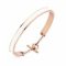 Victoria Rose gold színű fehér mintás karkötő