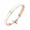 Victoria Rose gold színű fehér mintás karkötő