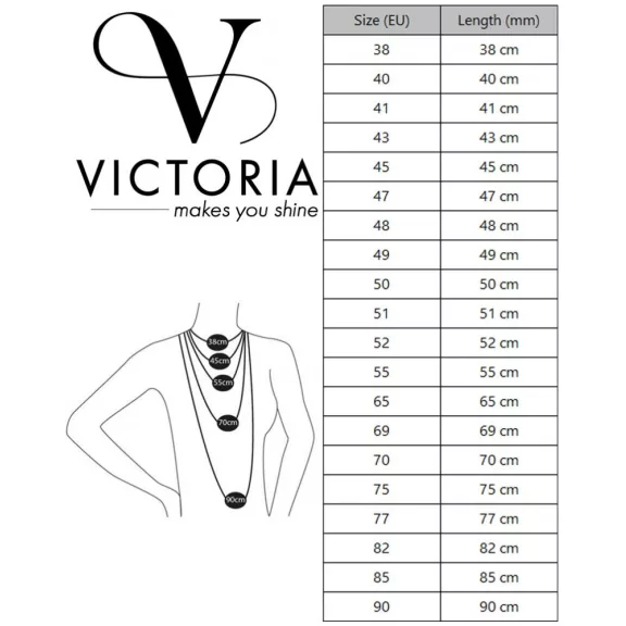Victoria Rose gold színű nyaklánc