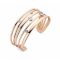 Victoria Rose gold színű fehér köves karkötő