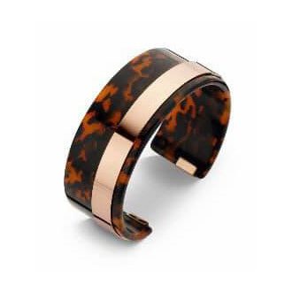 Victoria Rose gold színű barna mintás karkötő