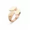 Victoria Rose gold színű 3 szirom gyűrű