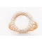 Victoria Rose gold színű fehér köves gyűrű