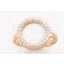 Victoria Rose gold színű fehér köves gyűrű