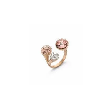 Victoria Rose gold színű színes köves gyűrű