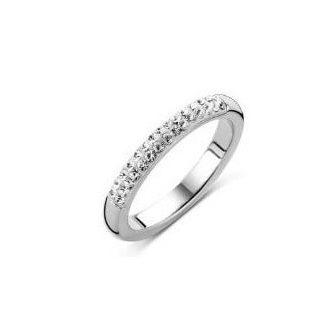 Victoria Ezüst színű fehér köves gyűrű