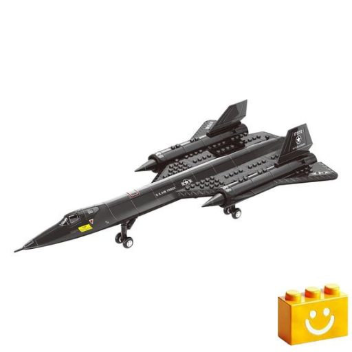 WANGE 4005 - SR-71 Blackbird felderítő repülőgép építőjáték - 100% kompatibilis minden más kedvelt márkával