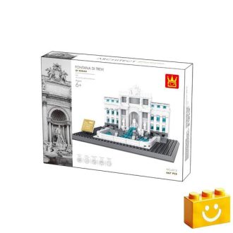   WANGE 4212 - Trevi-kút – Róma építőjáték - 100% kompatibilis minden más kedvelt márkával