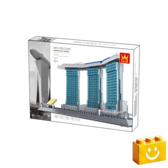   WANGE 4217 - Marina Bay Sands – Szingapúr építőjáték - 100% kompatibilis minden más kedvelt márkával