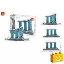 WANGE 4217 - Marina Bay Sands – Szingapúr építőjáték - 100% kompatibilis minden más kedvelt márkával WANGE 4217 - Marina Bay Sands – Szingapúr építőjáték - 100% kompatibilis minden más kedvelt márkával
