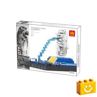   WANGE 4218 - Merlion szobor – Szingapúr építőjáték - 100% kompatibilis minden más kedvelt márkával